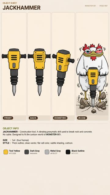 JACKHAMMER, Bert object sheet by Flare