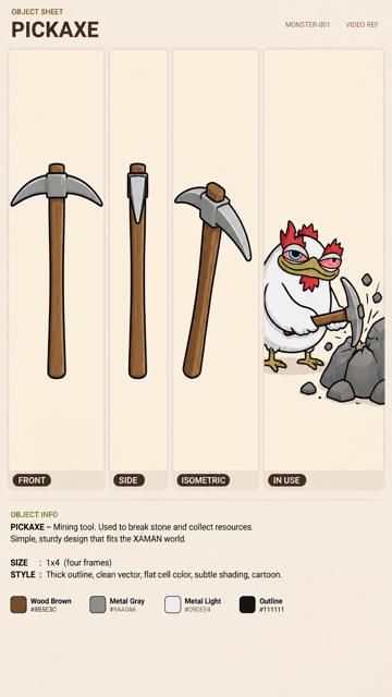 PICKAXE, Bert object sheet by Flare