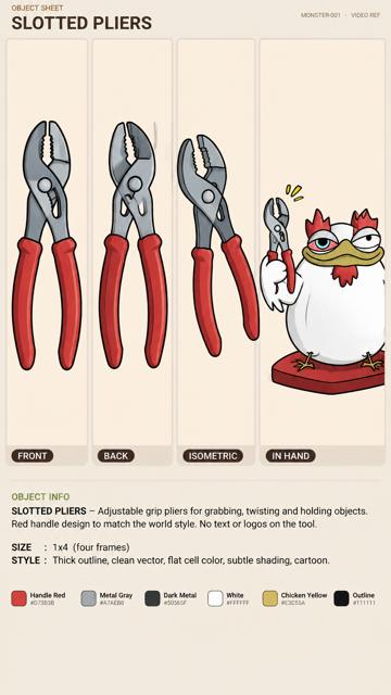 PLIERS, Bert object sheet by Flare