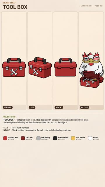 TOOL BOX, Bert object sheet by Flare