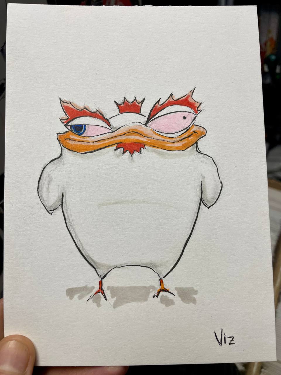 Viz pencil Bert sketch
