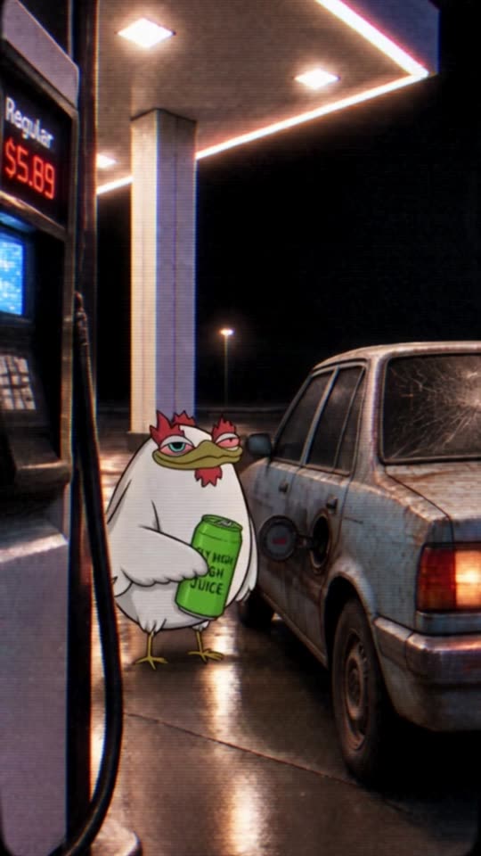 BERT AT DA GAS STATION, Bert video by Flare